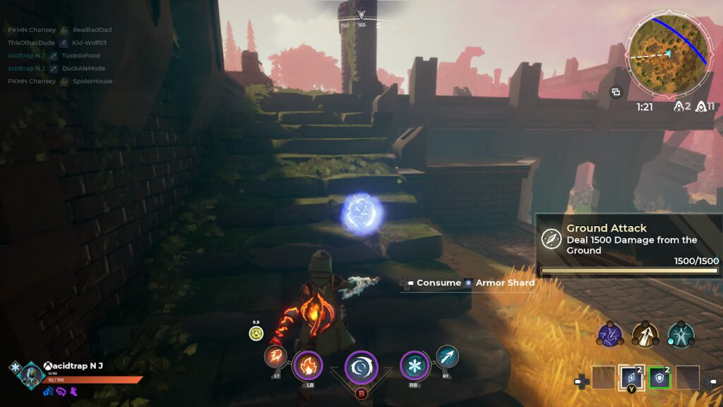 Spellbreak Week 11 Quests Honor Story 1500 Damage From The Ground Ground Attack