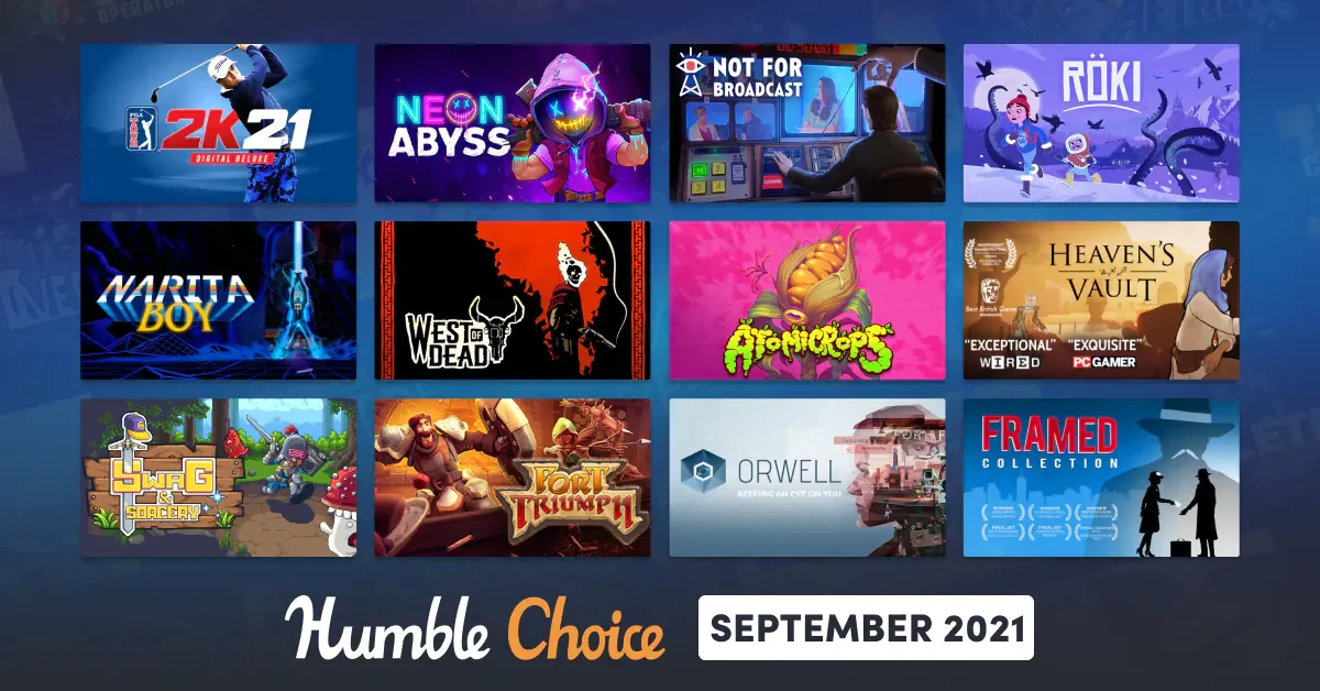 Humble Monthly Bundle - Humble Choice September 2023 - Epic Bundle