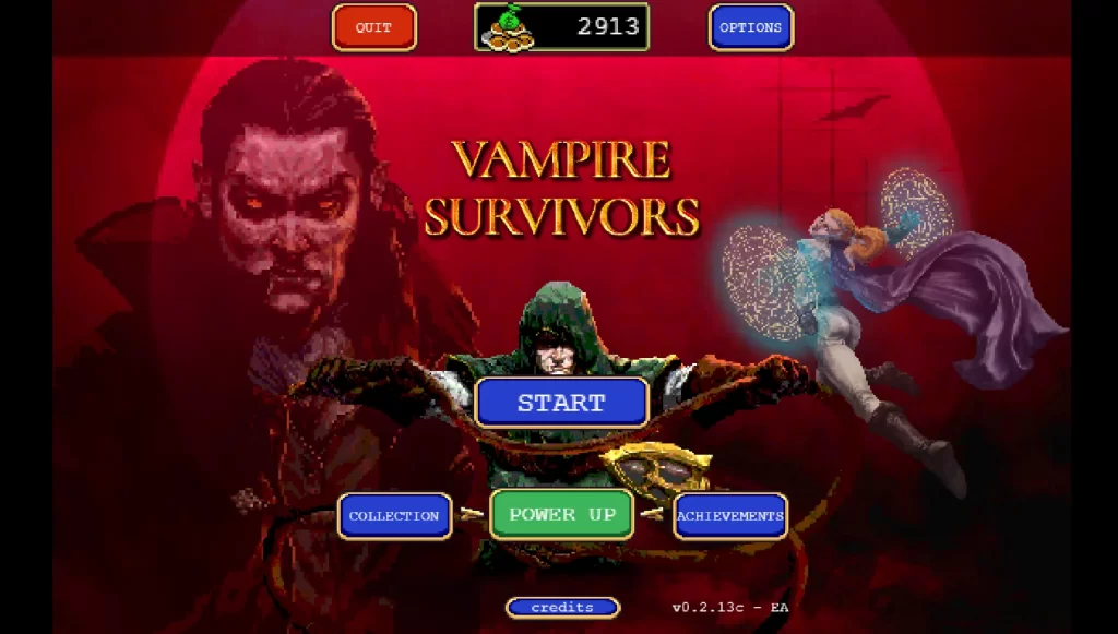 Vampire Survivors: Hidden reference code, one-time free gold - The