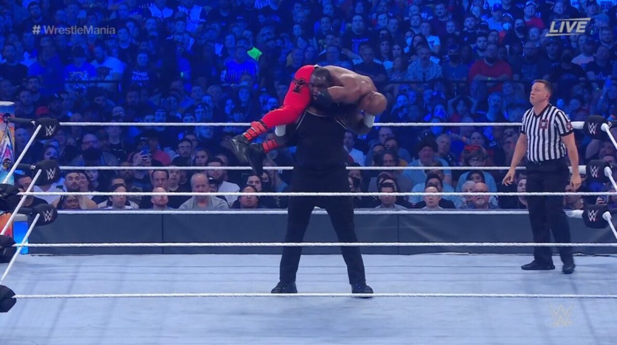 WWE WrestleMania 38: Winner of Bobby Lashley vs Omos - The Click