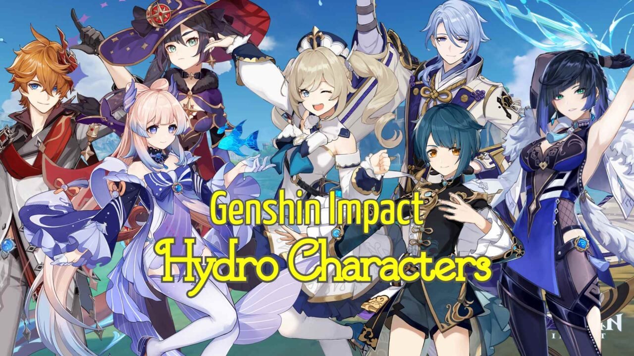 Genshin, All Hydro Characters List - Water Characters